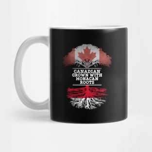 Canadian Grown With Monacan Roots - Gift for Monacan With Roots From Monaco Mug
